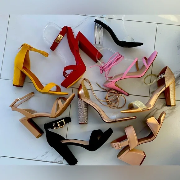 Shoe Lot 10 pairs of shoes. Size 10 - Picture 1 of 11